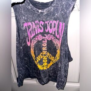 Janis Joplin Graphic Muscle Tank
